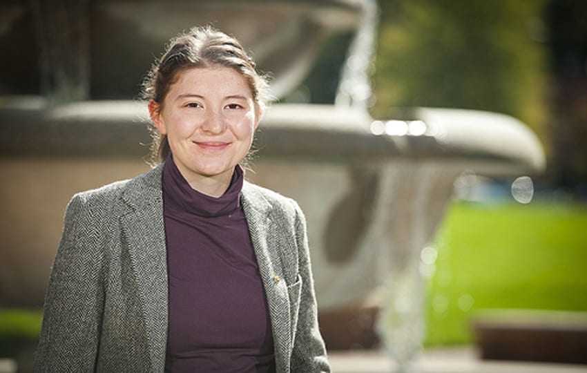 English major Kathleen Hines