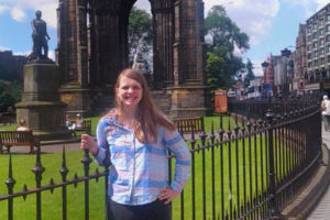 Creative & Professional Writing and Political Science double major Brandy Blanton