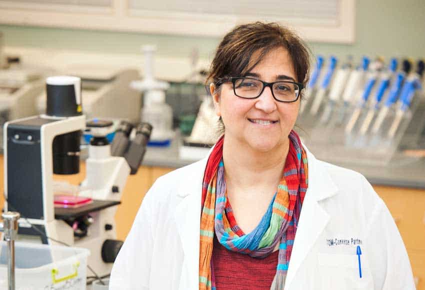 Biology, Chemistry and Physics department chair Dr. Neval Erturk
