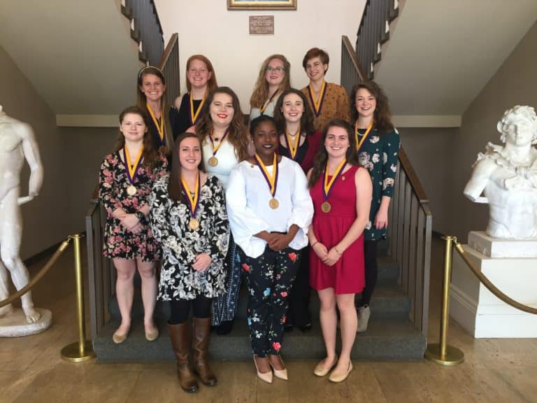 The Executive Committee of the Student Government Association for 2017-2018