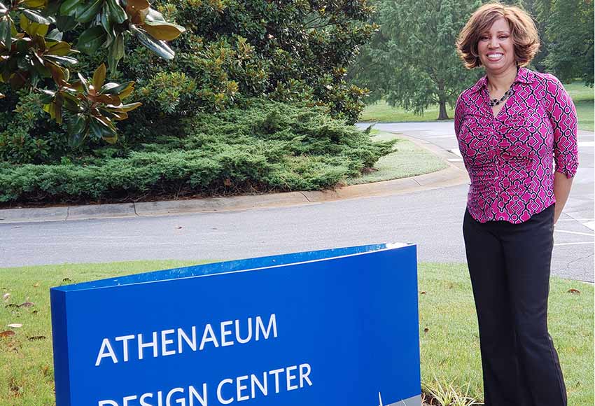 Andrea Abercrombie Interns at Milliken