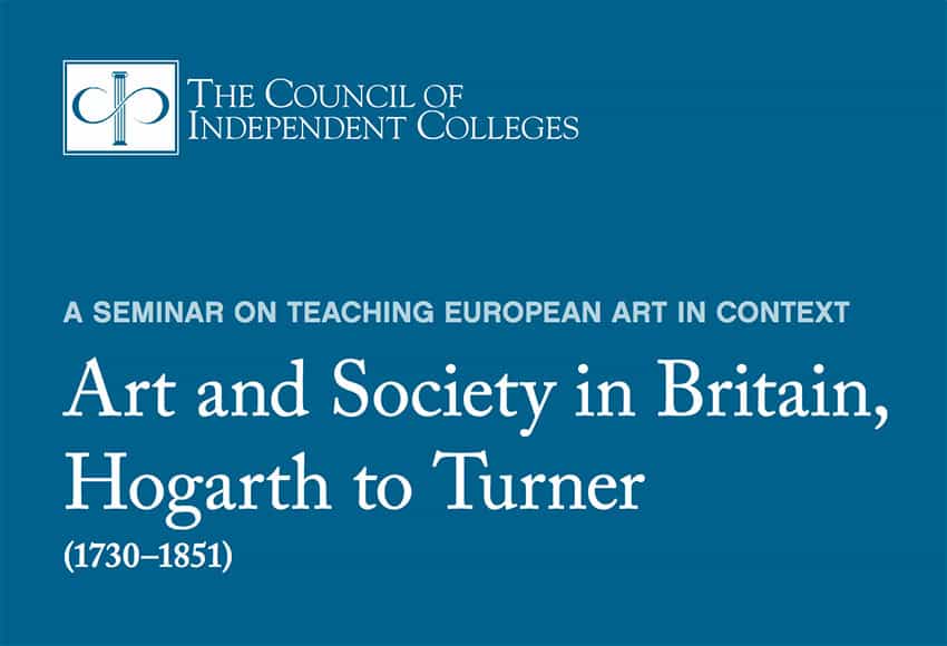 Promo poster for Art and Society in Britain presentation