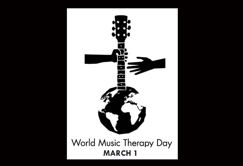 World music therapy day logo