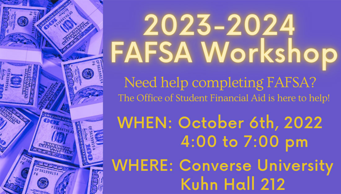 Converse Fafsa event