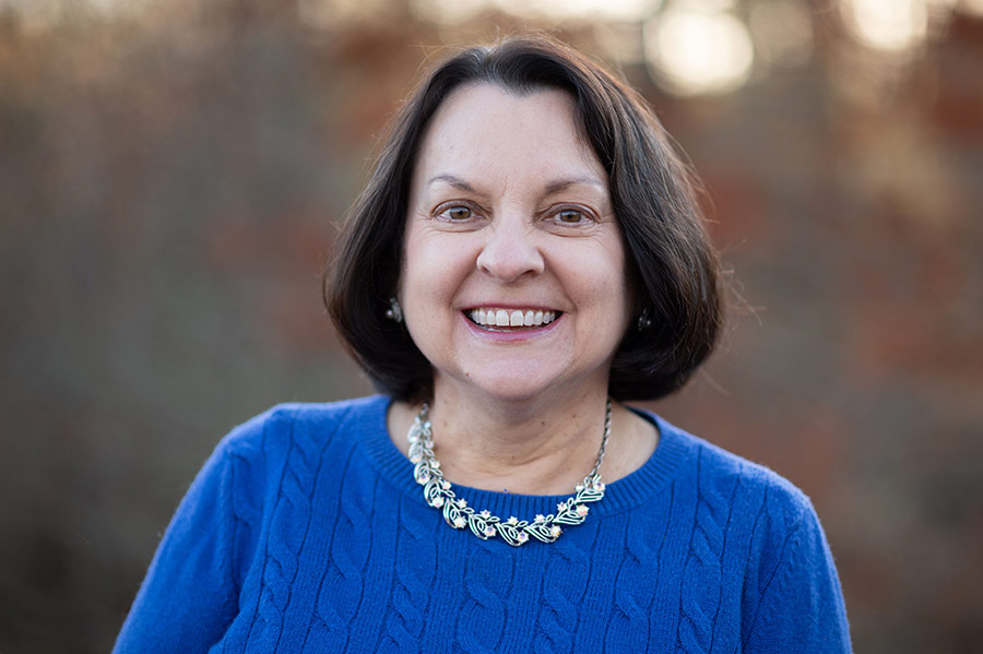 outdoor portrait of Dr. Melissa Walker smiling