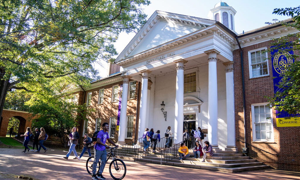 Converse students on the Spartanburg campus