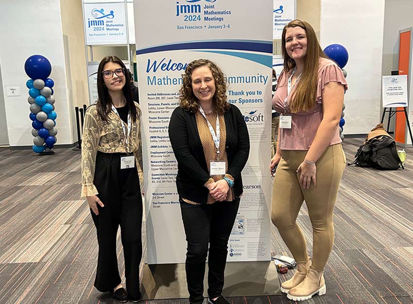 Converse Faculty member and two students attend the San Francisco conference