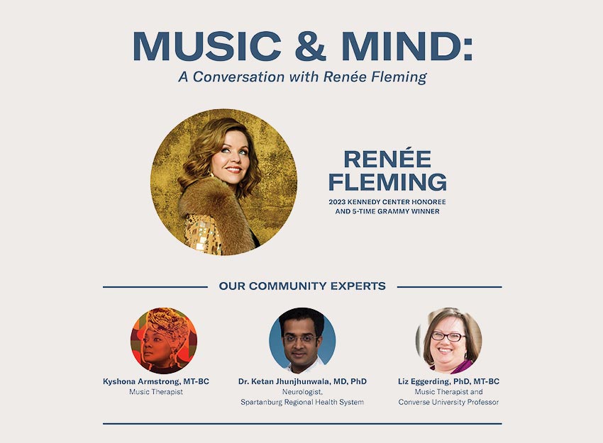 Promo poster for Music and Mind event