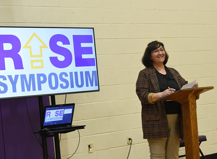 Neval Erturk introduces the 2024 RISE symposium winners.