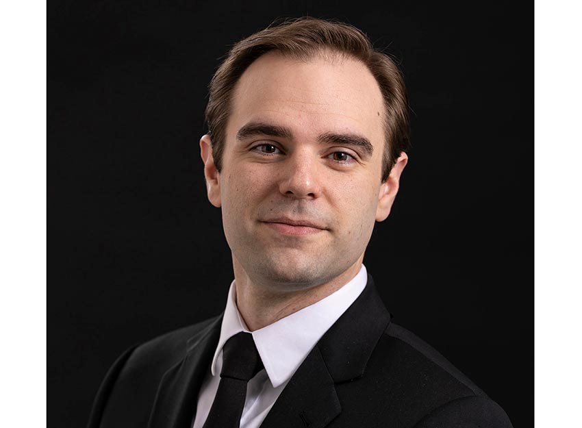 Portrait of Converse's new orchestra director
