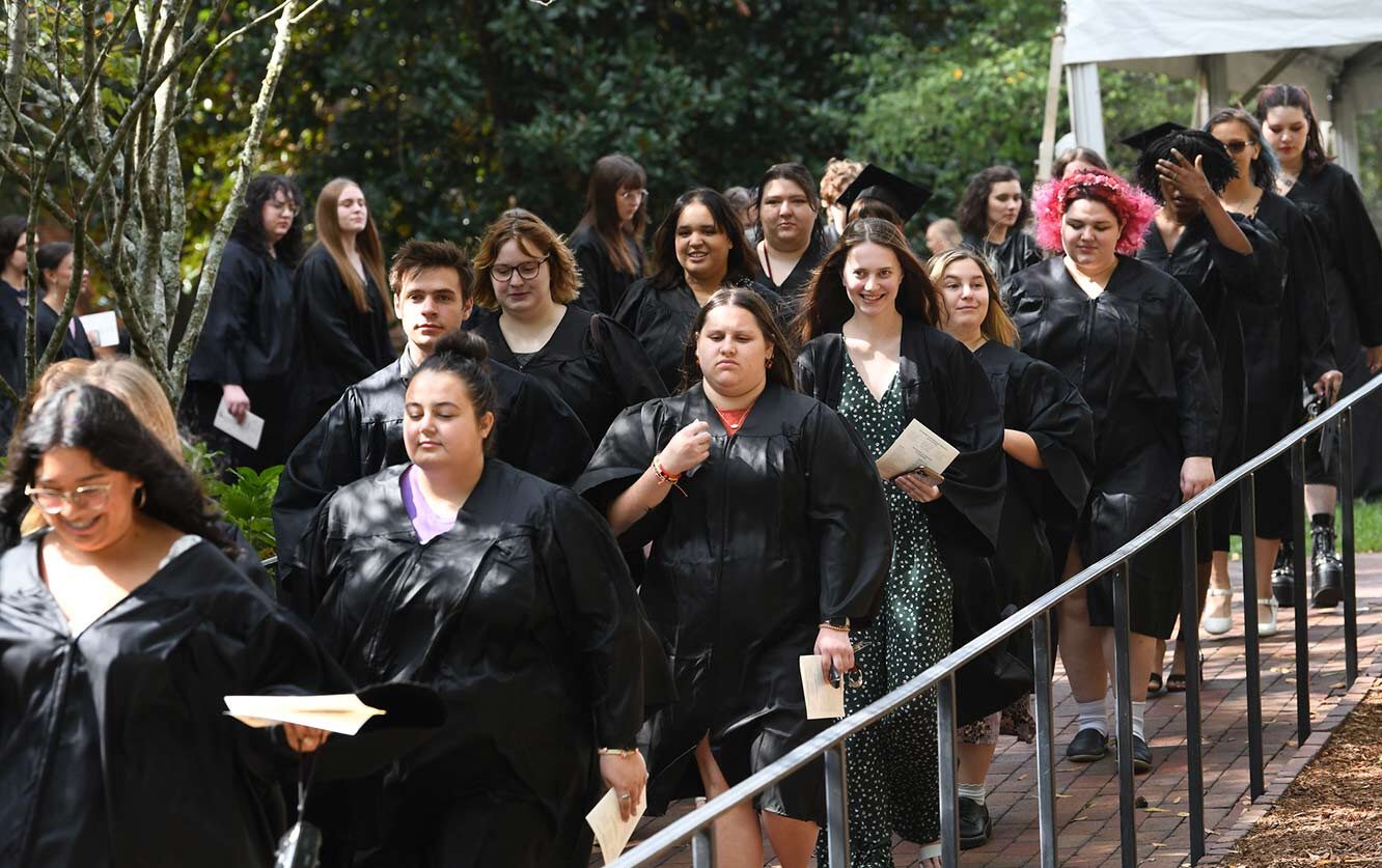The Converse class of 2024 processes at Convocation