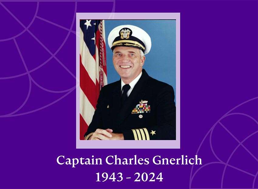 Captain Gnerlich in official military uniform.